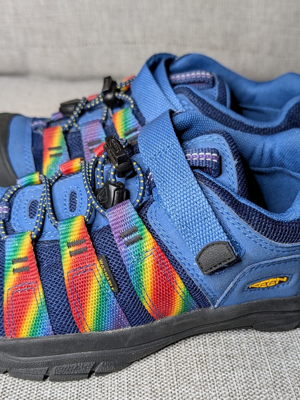 KEEN Kids Blue Rainbow Strap Sandal